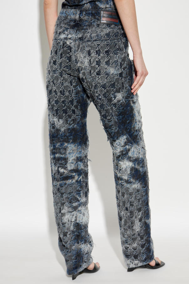 デニム・ジーパン DIESEL 1988 d-ark cotton jeans with laminated effect Women's Regular Jeans | Light Blue | Diesel 1988 D-Ark